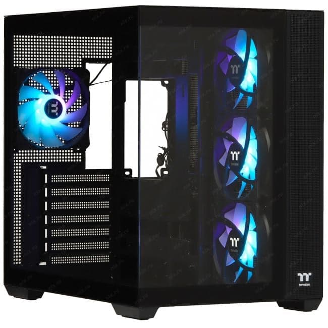 CA-1Z2-00M1WN-00 Корпус Thermaltake View 380 TG ARGB черный без БП ATX 6x120mm 2x140mm 1x200mm 2xUSB3.0 audio bott PSU