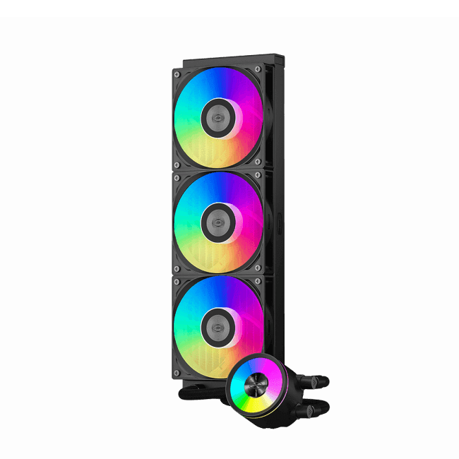 PcCooler DA360 Pro ARGB BK Система охлаждения/ PCCooler DA360 Pro ARGB BK (300W, 360mm, Black, ARGB/ Fans: 3x120mm