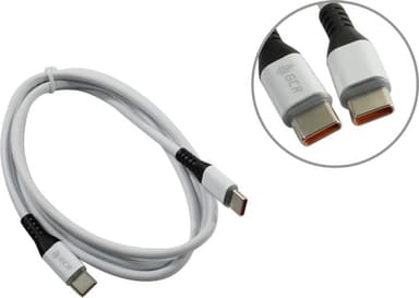 Greenconnect <GCR-53122> Кабель USB-C --> USB-C 1м