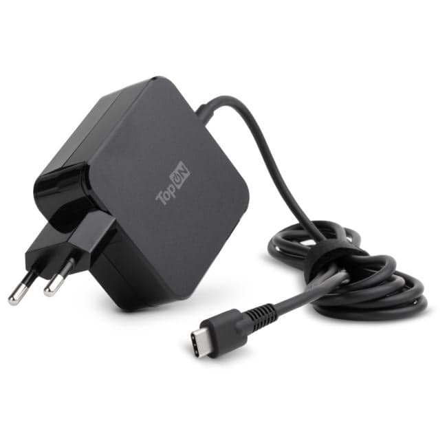 TopON TOP-DE45Q Блок питания TopON для ноутбука Dell 45W кабель Type-C, Power Delivery, Quick Charge 3.0