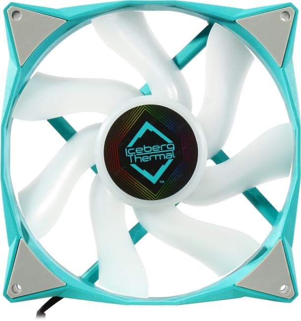 Iceberg Thermal <IceGALE ARGB 140mm Teal> (4пин, 140x140x25мм, 0-36дБ, 500-1600об/мин)