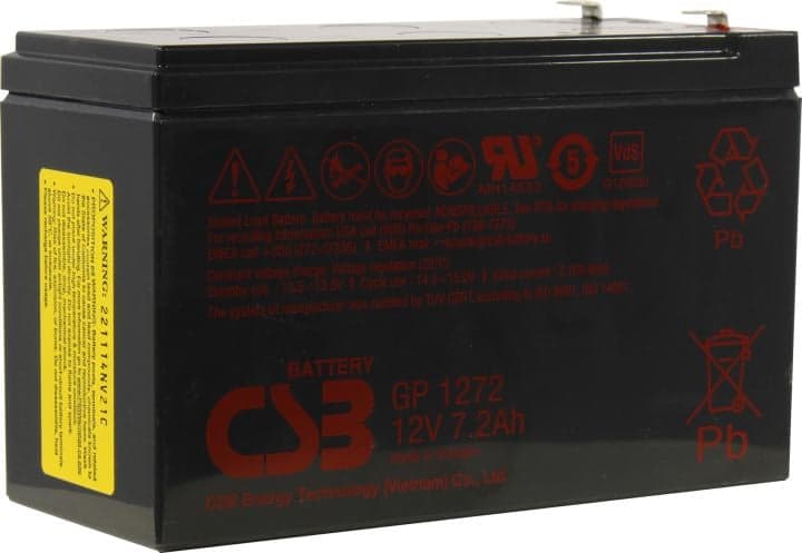 Аккумулятор CSB GP 1272 (12V, 7.2Ah)