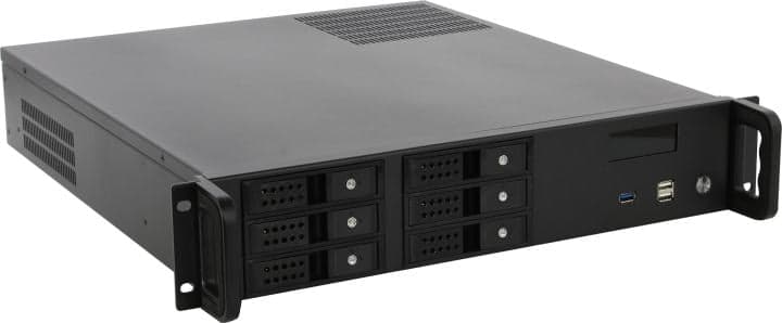 Server Case 2U Exegate Pro <2U480-HS06> ATX 500W (24+4x4пин) <EX279753RUS>
