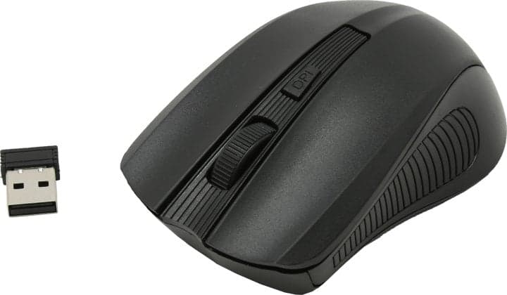 SVEN Wireless Optical Mouse <RX-300 Wireless Black> (RTL) USB 3btn+Roll