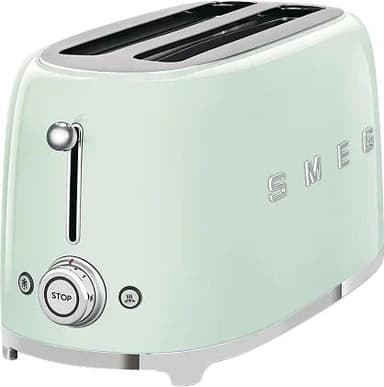 Тостер на 4 ломтика,SMEG TSF02PGEU , пастельный зеленый