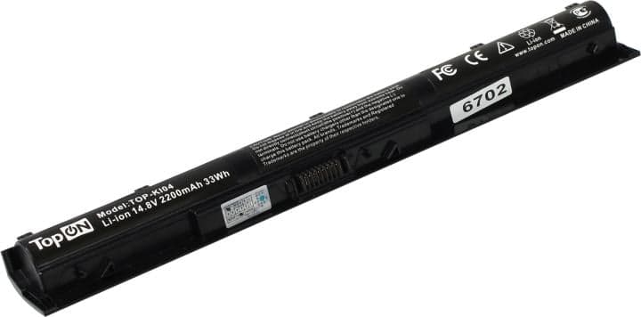 TopON TOP-KI04 <101310> аккумулятор для ноутбуков HP (Li-Ion, 14.8V, 2200mAh)
