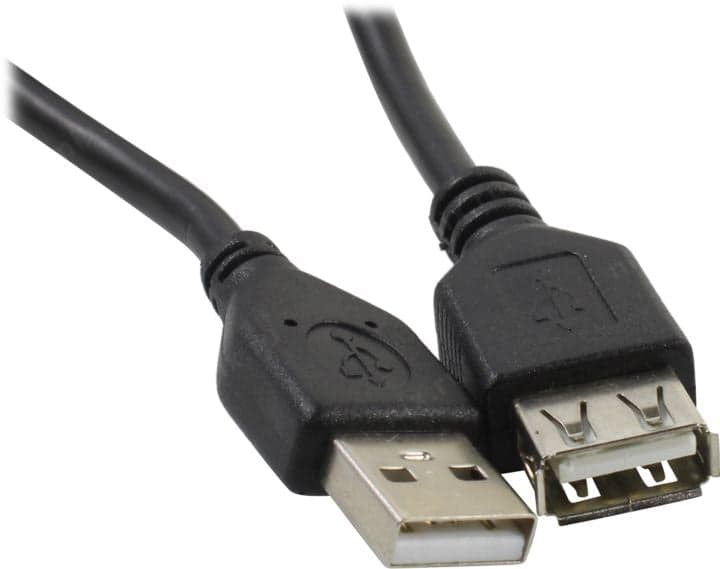 Cablexpert <CCF-USB2-AMAF-6> Кабель удлинительный USB 2.0 A-->A 1.8м 1 фильтр