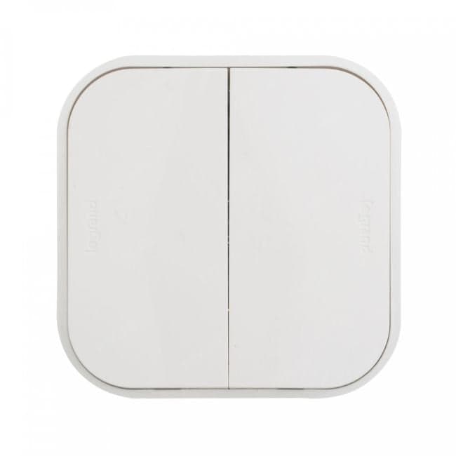 Legrand 782202 Выключатель 10A 2клав БЕЛ