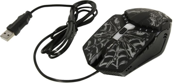 Defender Prototype Gaming Mouse <GM-670L> (RTL) USB 6btn+Roll <52670>