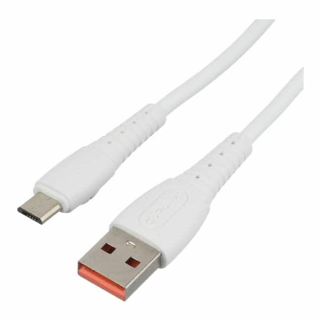 GoPower 00-00022797 Кабель/ Кабель GoPower GP07M USB (m)-microUSB (m) 1.0м 2.4A силикон белый (1/200/800)