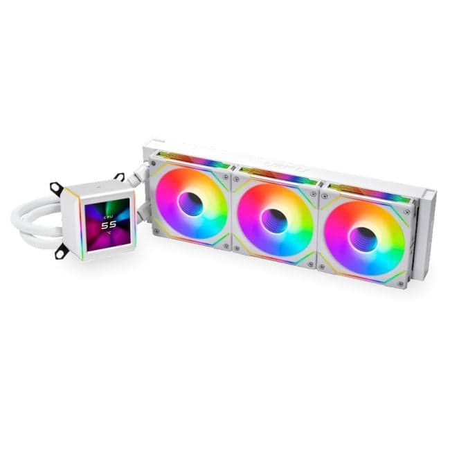 СВО Lian Li GA II LCD SL-INF 360 White (GA2ALCD36INW) / 3x120mm ARGB PWM Fans / G89.GA2ALCD36INW.R0