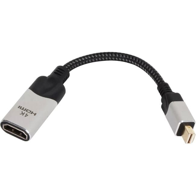 VCOM CG616M-0.15 Адаптер/ Адаптер miniDisplayPort(M) ---> HDMI(F) 0.15m 4K@60Hz VCOM <CG616M-0.15>