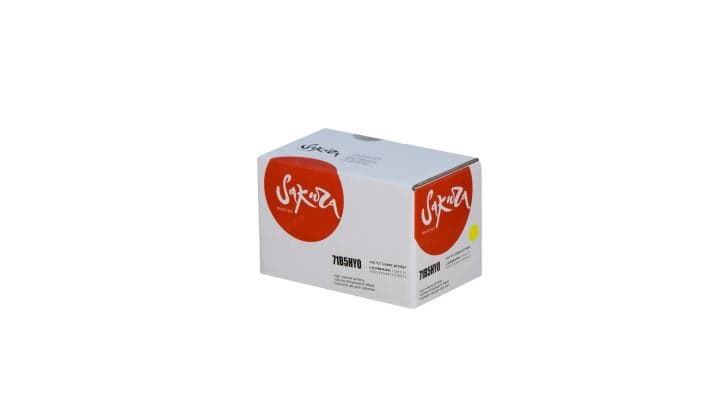 SA71B5HY0 Картридж SAKURA 71B5HY0 для Lexmark CS417dn/ CS517de/ CX417de/ CX517de, желтый, 3500 к.