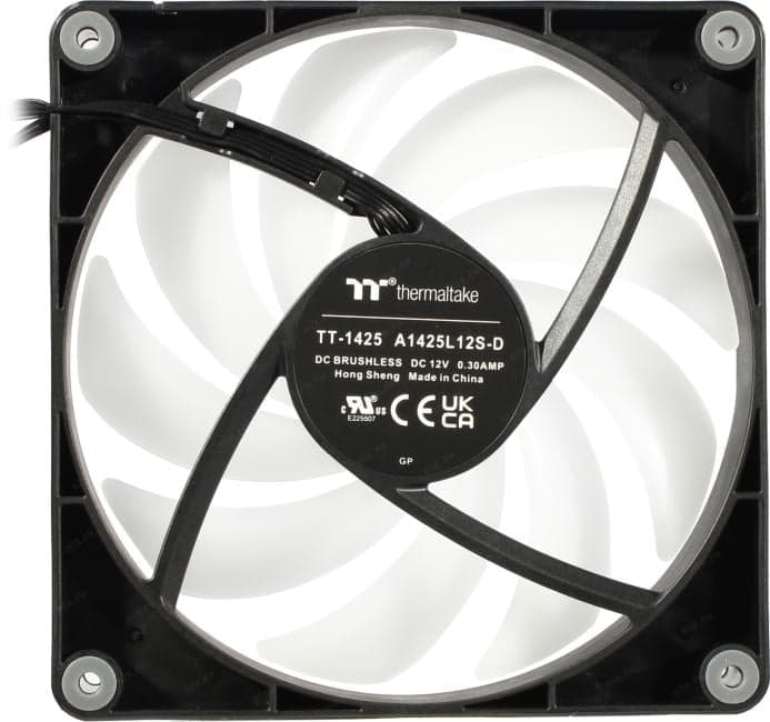 Thermaltake <CL-F174-PL14SW-A> CT140 Reverse ARGB (4пин, 140x140x25мм 2шт, 32.8дБ, 500-1800об/мин)
