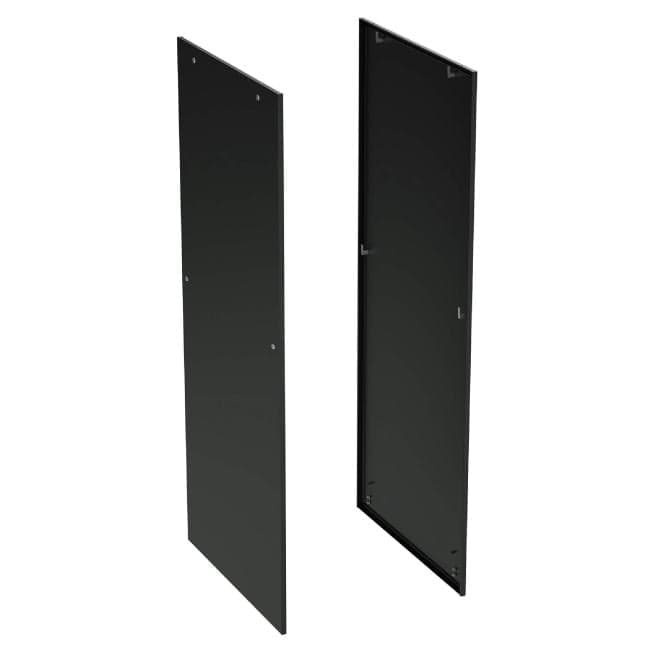 Комплект боковых панелей DKC R5ITCPLK20100B для напольных 19" IT-корпусов CQE, 2 шт, 2000х1000, RAL9005, "RAM Block"