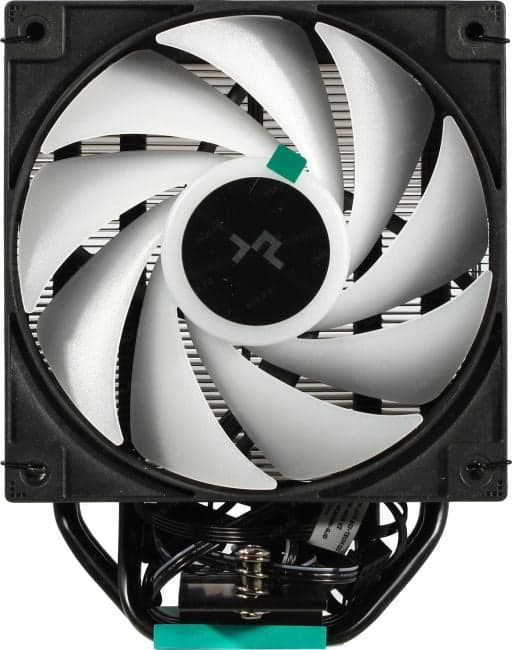 Deepcool <R-AG400-BKAMMN-GJD> AG400 BK ARGB V2 (4пин,115x/1200/1700/AM4/AM5,31.6дБ,500-2100об/мин,Al+тепл.тр.)
