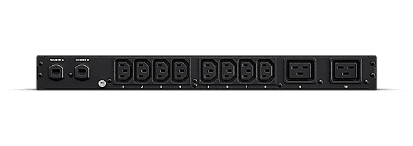 PDU20MHVCEE10AT CyberPower ATS PDU20MHVCEE10AT Metered, 1U type, 16Amp, plug IEC 309 16A, (8) IEC 320 C13 (2) IEC 320 C