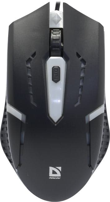 Defender Hit Optical Mouse <MB-601 Black> (RTL) USB 4btn+Roll <52601>