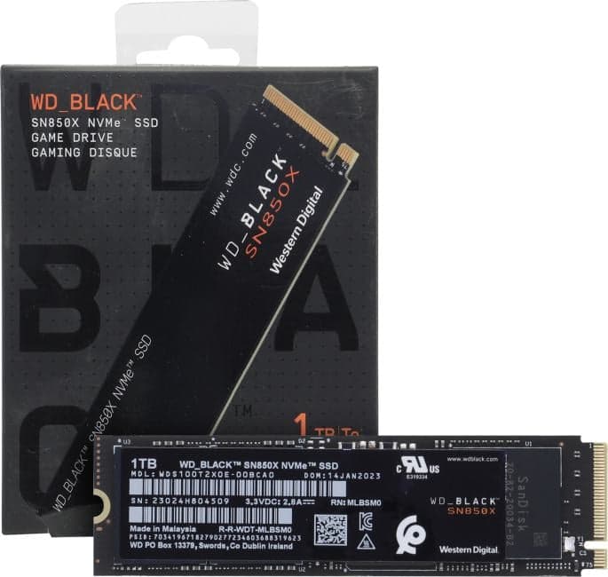 SSD 1 Tb M.2 2280 M WD Black SN850X <WDS100T2X0E>