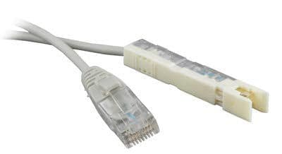 229895 Hyperline PC-110-RJ45-1P-CX-3M-LSZH-GY Патч-корд 110 тип-RJ45, 1 пара, LSZH, 3 м, серый
