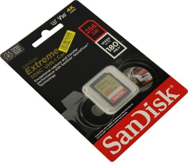 SanDisk Extreme <SDSDXVV-256G-GNCIN> SDXC Memory Card 256Gb UHS-I U3 V30