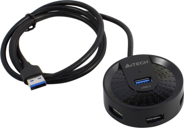 A4Tech <HUB-30 Black> 4-port USB3.0 Hub