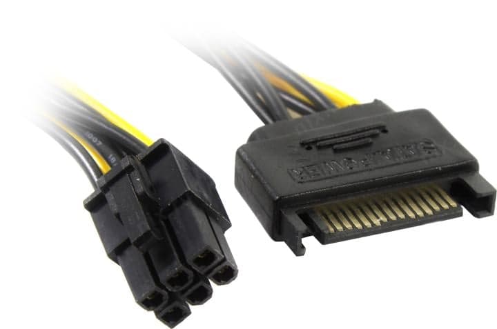 Cablexpert <CC-PSU-SATA> Переходник питания SATA M->6pin