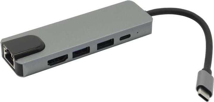 Docking Station USB-C -> HDMI+RJ45+PD+2xUSB3.0 (BYL-2007)
