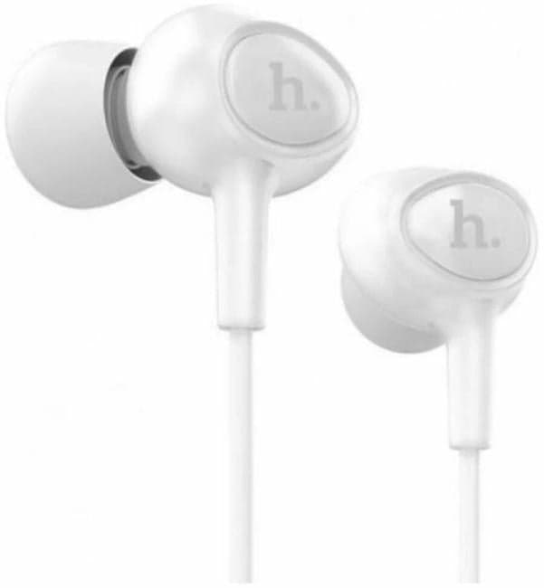 Проводные наушники-вставки с микрофоном Hoco M3, белые