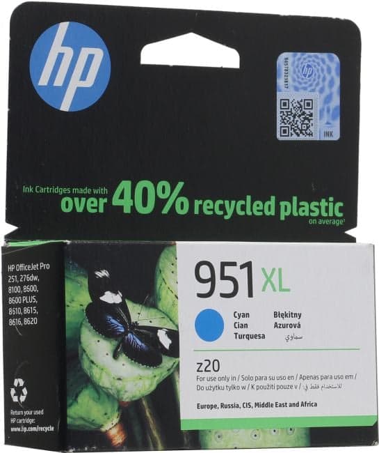 Картридж HP CN046AE/AA (№951XL) Cyan для HP Officejet Pro 8100/8600/8600 Plus (повышенной ёмкости)