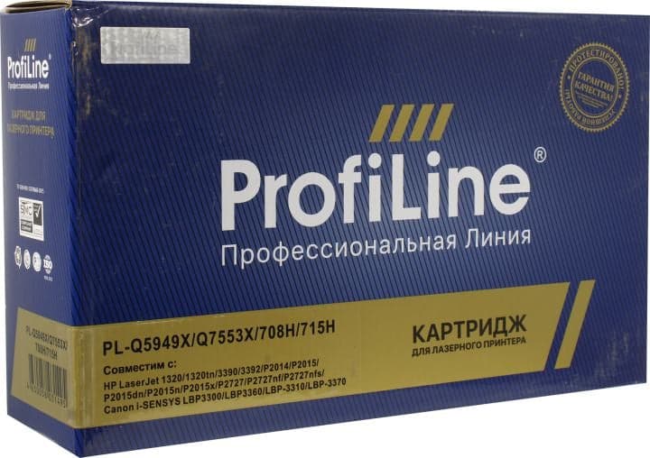 Картридж ProfiLine PL-Q5949X/Q7553X/708H/715H для HP LJ P2010/P2014/P2015/2015d/2015n/M2727/Canon LBP-3310/3370