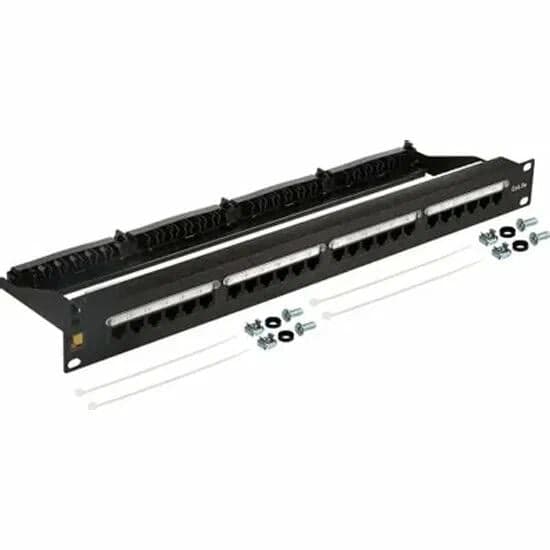 Патч-панель Lanmaster LAN-PPN24U5E 19" 1U 24xRJ45 кат.5E UTP