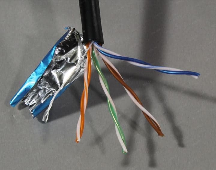 Кабель FTP 4 пары кат.5e <катушка 305м> 5bites <FS5505-305CPE> для внешней прокладки
