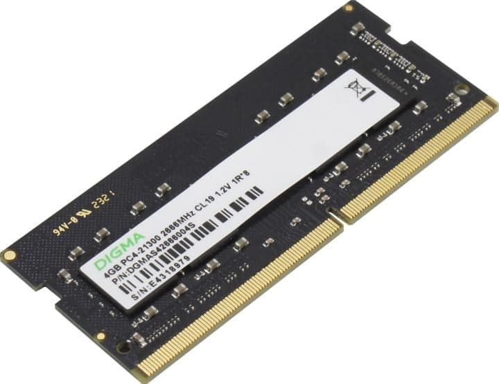 Digma <DGMAS42666004S> DDR4 SODIMM 4Gb <PC4-21300> CL19