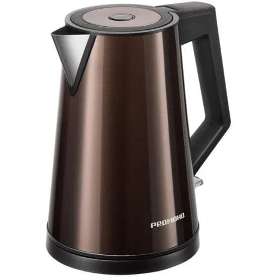 Чайник электрический Redmond KM244 1.7л. 2200Вт коричневый корпус: стекло