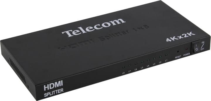 Telecom <TTS7010> HDMI Splitter (1in -> 8out, ver1.4) + б.п.