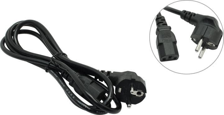 GoPower <00-00024054> Кабель компьютер - розетка 220V 3м Европейский стандарт