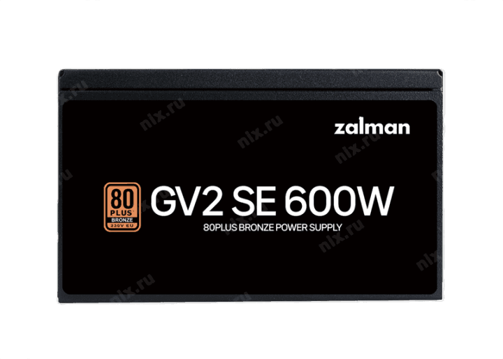 Блок питания Zalman ZM600-GV2SE <Black> 600W ATX (24+2x4+2x6/8пин)