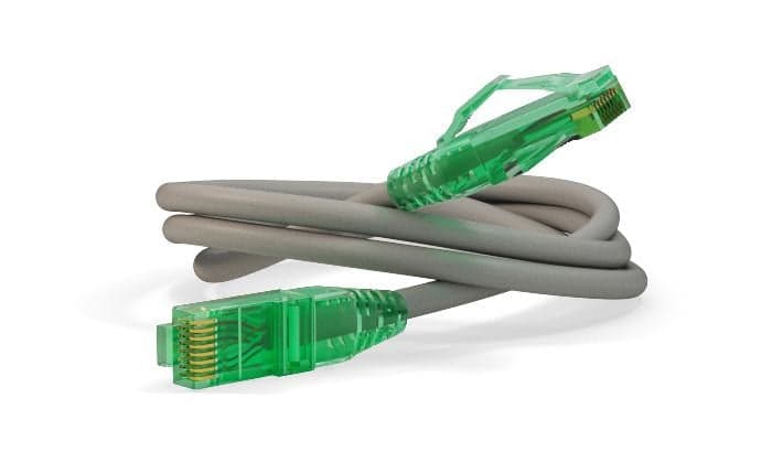 Hyperline <PC-LPM-UTP-RJ45-RJ45-C6a-2M-LSZH-GY> Patch Cord UTP кат.6a LSZH, 2м, серый