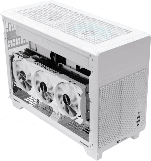 CA-11A-00S6NN-00 Корпус Thermaltake TR100 белый без БП miniITX 8x140mm 2x200mm 2xUSB3.0 audio bott PSU