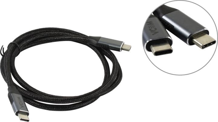VCOM <CU420M-1м> Кабель USB 3.2 CM-->CM 1м