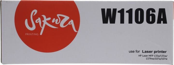 Картридж SAKURA W1106A для HP Laser 107, MFP135/137