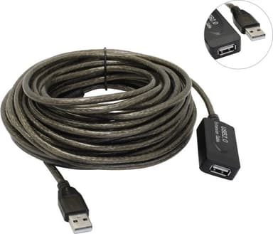 Aopen <ACU823-10м> Кабель удлинительный активный USB 2.0-repeater A-->A 10м