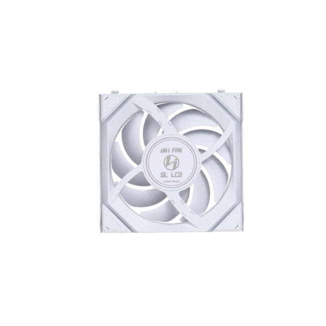 Вентилятор для корпуса Lian Li UNI Fan SL Wireless LCD 120 Reverse Blade White (3 шт.)