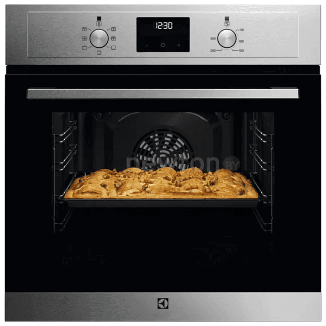 Electrolux EOF3H50BX Встраиваемый духовой шкаф/ 60 см, 72 л, 8 режимов, 59.4x59.5x56.9 см, очистка паром, нер. сталь
