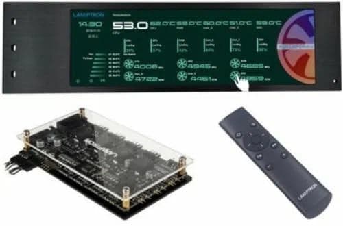 LAMP-CU135A Панель управления вентиляторами и подсветкой Lamptron CU135 ARGB Fan&Light Controller