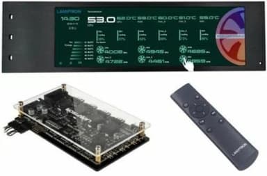 LAMP-CU135A Панель управления вентиляторами и подсветкой Lamptron CU135 ARGB Fan&Light Controller