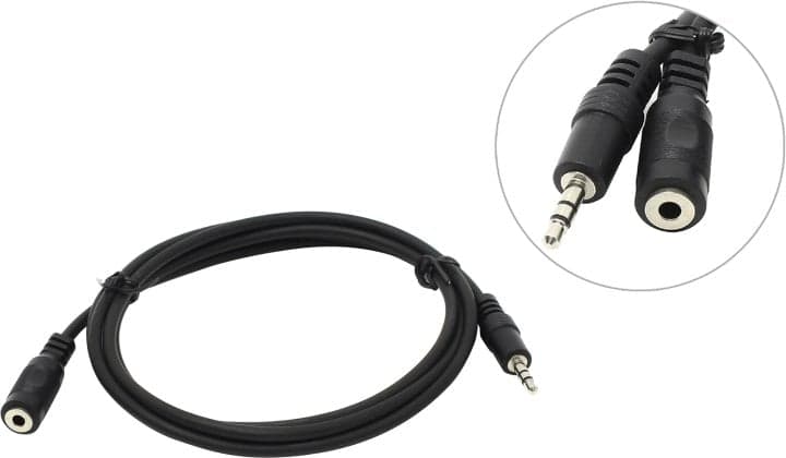 Telecom <TAV7179-1.5M> Кабель удлинительный Jack3.5-F --> Jack3.5-M 1.5м
