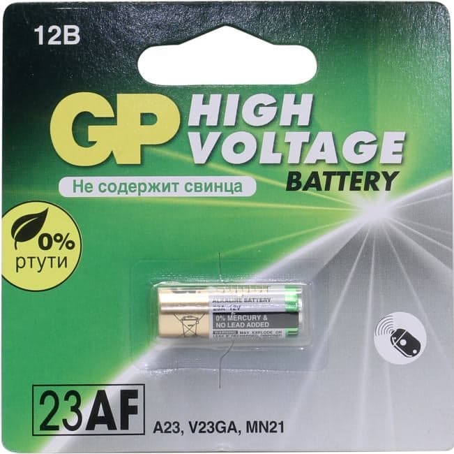 GP 23AE/F Ultra/Super (V23GA, MN21) 12V, щелочной (alkaline)