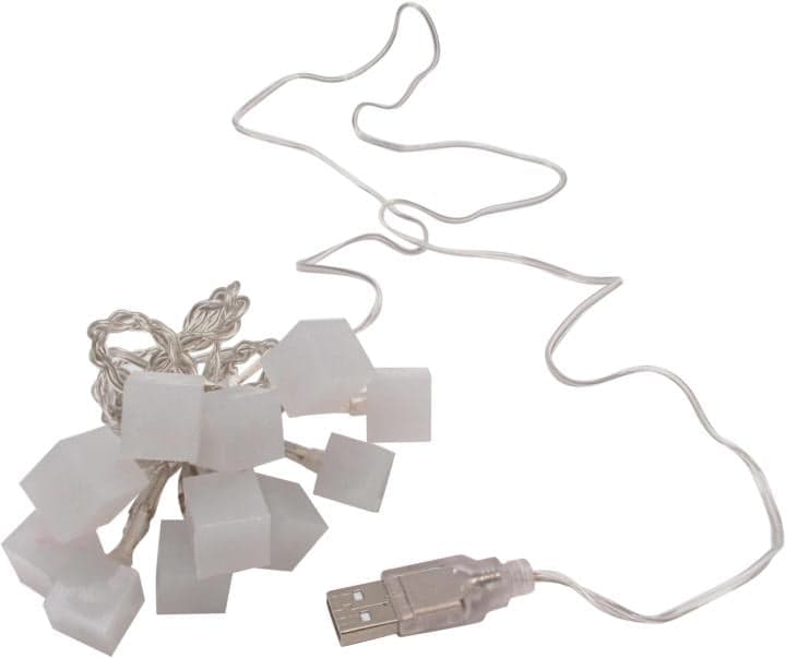 Orient <NY5075(N)> Новогодняя гирлянда "Ледяные кубики" USB (7 цветов)